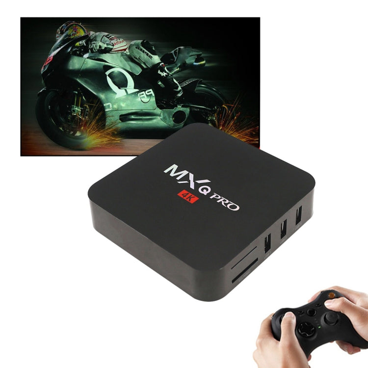 MXQ PROi 1080P 4K HD Smart TV BOX with Remote Controller, Android 7.1 S905W Quad Core Cortex-A53 Up to 2GHz, RAM: 2GB, ROM: 16GB, Support WiFi - Amlogic S905 by PMC Jewellery | Online Shopping South Africa | PMC Jewellery | Buy Now Pay Later Mobicred