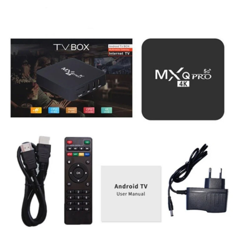 MXQ Pro 4K TV Box Rockchip RK3228A Quad Core CPU Android 7.1, 1GB+8GB wtih Remote Control, AU Plug - RK3228A by PMC Jewellery | Online Shopping South Africa | PMC Jewellery | Buy Now Pay Later Mobicred