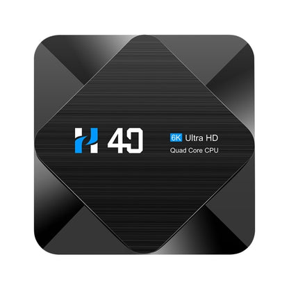 H40 4K Ultra HD Smart TV BOX Android 10.0 Media Player with Remote Control, Quad-core, RAM: 4GB, ROM: 64GB(UK Plug) - Amlogic S905 by PMC Jewellery | Online Shopping South Africa | PMC Jewellery | Buy Now Pay Later Mobicred