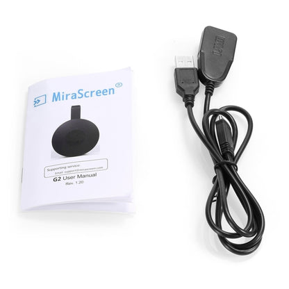 MiraScreen G2 Wireless WiFi Display Dongle Receiver Airplay Miracast DLNA 1080P HD TV Stick for iPhone, Samsung, and other Android Smartphones(Black) - Wireless Display Dongle by PMC Jewellery | Online Shopping South Africa | PMC Jewellery | Buy Now Pay Later Mobicred