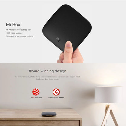 [HK Warehouse] Original Xiaomi Mi Box (Global Version) 4K Android TV 6.0 Set-top Box Quad-core Cortex-A53 2.0GHz Dual-band Wi-Fi 2.4GHz / 5GHz, Bluetooth 4.0 / 3.0, 2GB+8GB - Others by Xiaomi | Online Shopping South Africa | PMC Jewellery | Buy Now Pay Later Mobicred