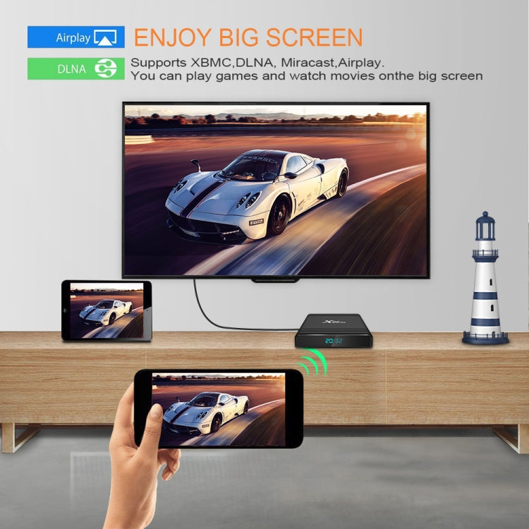 X96 Air 8K Smart TV BOX Android 9.0 Media Player with Remote Control, Quad-core Amlogic S905X3, RAM: 4GB, ROM: 32GB, Dual Band WiFi, Bluetooth, US Plug - Amlogic S905 by PMC Jewellery | Online Shopping South Africa | PMC Jewellery | Buy Now Pay Later Mobicred