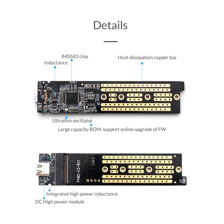 ORICO TCM2-C3 NVMe M.2 SSD Enclosure (10Gbps) - HDD Enclosure by ORICO | Online Shopping South Africa | PMC Jewellery