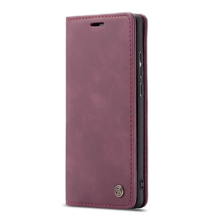 CaseMe-013 Multifunctional Horizontal Flip Leather Case with Card Slot & Holder for Galaxy M20(Wine Red) - Galaxy Phone Cases by CaseMe | Online Shopping South Africa | PMC Jewellery | Buy Now Pay Later Mobicred