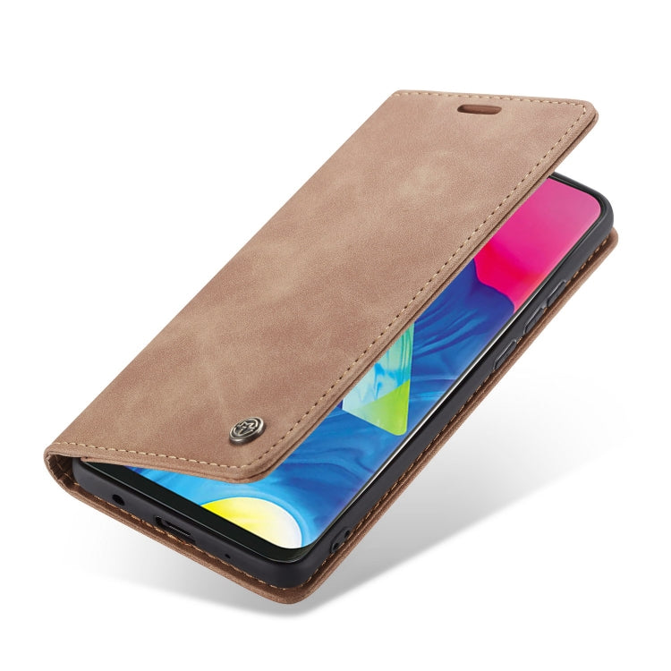 CaseMe-013 Multifunctional Horizontal Flip Leather Case with Card Slot & Holder for Galaxy M10 / A10 (Brown) - Galaxy Phone Cases by CaseMe | Online Shopping South Africa | PMC Jewellery | Buy Now Pay Later Mobicred