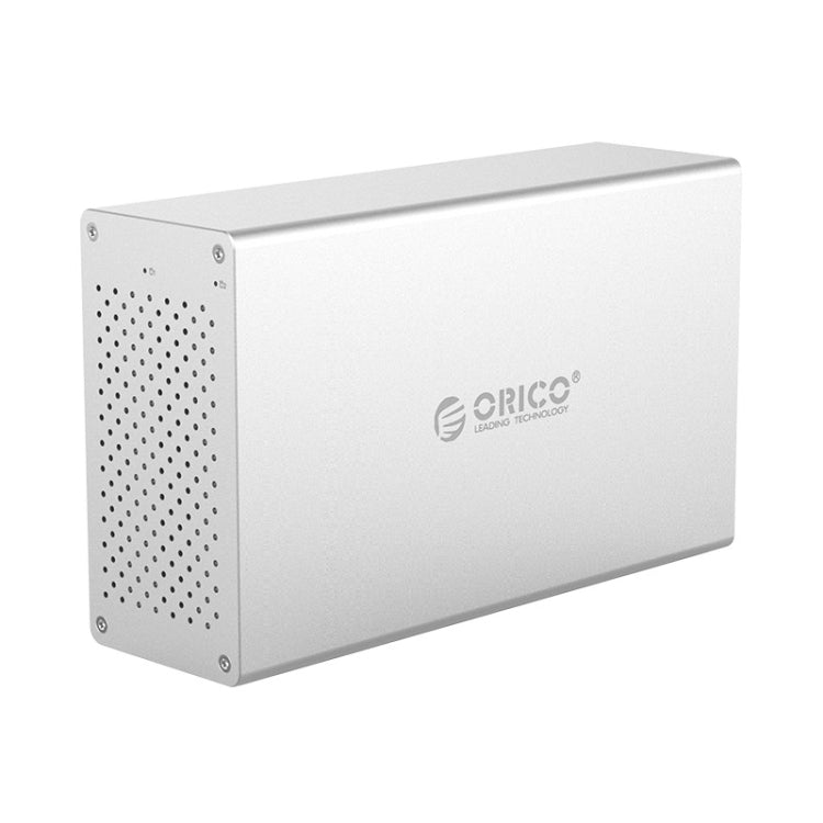 ORICO Honeycomb Series WS200RC3 SATA 3.5 inch USB 3.1 USB-C / Type-C Dual Bays Aluminum Alloy HDD / SSD Enclosure with Raid, The Maximum Support Capacity: 20TB - HDD Enclosure by ORICO | Online Shopping South Africa | PMC Jewellery | Buy Now Pay Later Mobicred