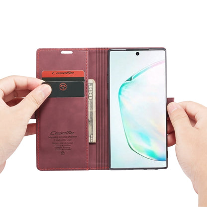 CaseMe-013 Multifunctional Horizontal Flip Leather Case with Card Slot & Holder for Galaxy Note 10(Red Wine) - Galaxy Phone Cases by CaseMe | Online Shopping South Africa | PMC Jewellery | Buy Now Pay Later Mobicred