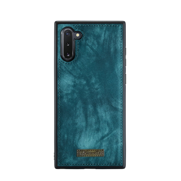 For Samsung Galaxy Note10 CaseMe-008 Detachable Multifunctional Flip Leather Phone Case(Blue) - Galaxy Phone Cases by CaseMe | Online Shopping South Africa | PMC Jewellery | Buy Now Pay Later Mobicred