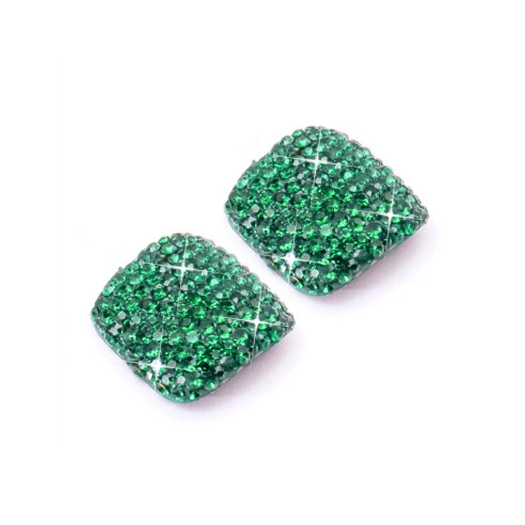 2 PCS Crystal Fake Nail Art Tips Rhinestone Full Cover Toenails Decals Stickers(NO:18) - Nail Stickers by PMC Jewellery | Online Shopping South Africa | PMC Jewellery | Buy Now Pay Later Mobicred