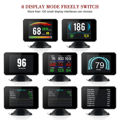 P16 Car HUD Head-up Display OBD2 Fault Code Elimination - Head Up Display System by PMC Jewellery | Online Shopping South Africa | PMC Jewellery | Buy Now Pay Later Mobicred