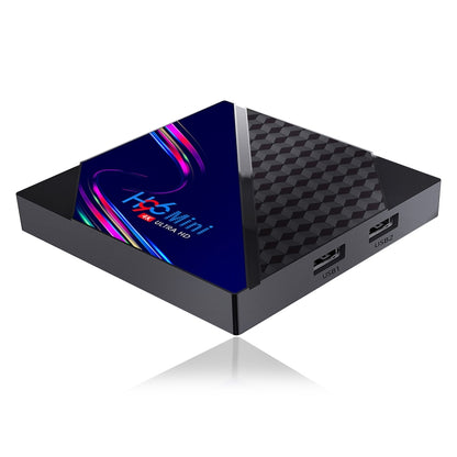 H96 Mini V8 4K Smart TV Box with Remote Control, Android 10.0, RK3228A Quad-core Cortex-A7, 1GB+8GB, Built-in TikTok, Support DLNA / HDMI / USBx2 / 2.4G WIFI, Plug Type:UK Plug - RK3228A by PMC Jewellery | Online Shopping South Africa | PMC Jewellery | Buy Now Pay Later Mobicred