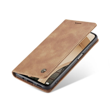 For Xiaomi Mi 10T Lite 5G CaseMe-013 Multifunctional Retro Frosted Horizontal Flip Leather Case with Card Slot & Holder & Wallet(Brown) - Xiaomi Cases by CaseMe | Online Shopping South Africa | PMC Jewellery | Buy Now Pay Later Mobicred