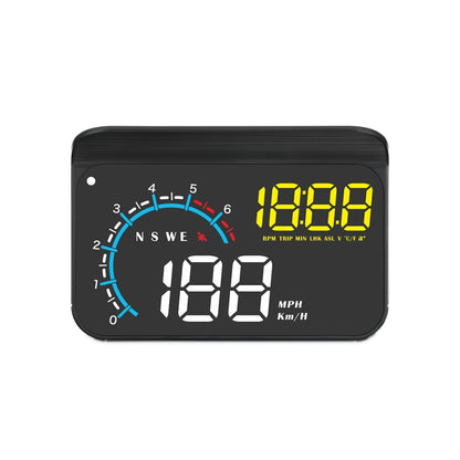 M12 OBD2 + GPS Mode Car Head-up Display HUD Overspeed / Speed / Water Temperature / Low Voltage / Fault Alarm - Head Up Display System by PMC Jewellery | Online Shopping South Africa | PMC Jewellery | Buy Now Pay Later Mobicred