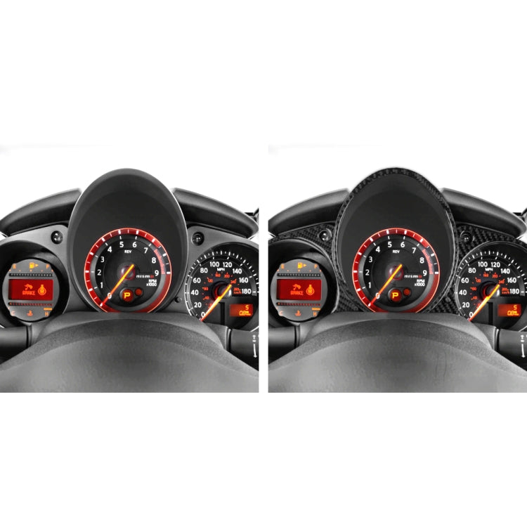 Car Carbon Fiber Dashboard Panel Decorative Sticker for Nissan 370Z Z34 2009-, Left and Right Drive Universal - Car Interior Mouldings by PMC Jewellery | Online Shopping South Africa | PMC Jewellery | Buy Now Pay Later Mobicred