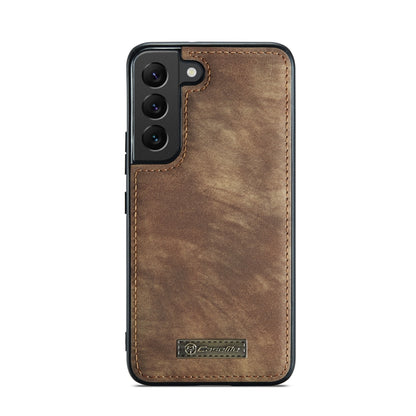 For Samsung Galaxy S21+ 5G CaseMe-008 Detachable Multifunctional Flip Leather Phone Case(Brown) - Galaxy S21+ 5G Cases by CaseMe | Online Shopping South Africa | PMC Jewellery | Buy Now Pay Later Mobicred