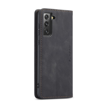 For Samsung Galaxy S21+ 5G CaseMe 013 Multifunctional Horizontal Flip Leather Case with Holder & Card Slot & Wallet(Black) - Galaxy S21+ 5G Cases by CaseMe | Online Shopping South Africa | PMC Jewellery | Buy Now Pay Later Mobicred