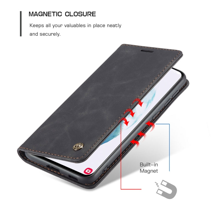 For Samsung Galaxy S21+ 5G CaseMe 013 Multifunctional Horizontal Flip Leather Case with Holder & Card Slot & Wallet(Black) - Galaxy S21+ 5G Cases by CaseMe | Online Shopping South Africa | PMC Jewellery | Buy Now Pay Later Mobicred