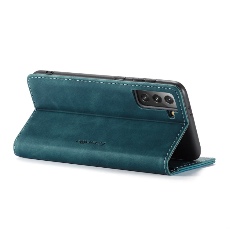 For Samsung Galaxy S21+ 5G CaseMe 013 Multifunctional Horizontal Flip Leather Case with Holder & Card Slot & Wallet(Blue) - Galaxy S21+ 5G Cases by CaseMe | Online Shopping South Africa | PMC Jewellery | Buy Now Pay Later Mobicred