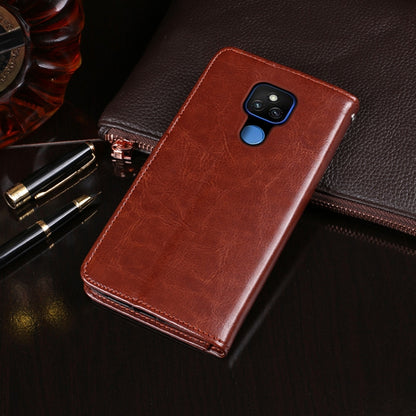 For Lenovo K12 idewei Crazy Horse Texture Horizontal Flip Leather Case with Holder & Card Slots & Wallet(Brown) - Lenovo by idewei | Online Shopping South Africa | PMC Jewellery | Buy Now Pay Later Mobicred