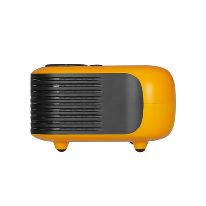 TRANSJEE A2000 320x240P 1000 ANSI Lumens Mini Home Theater HD Digital Projector, Plug Type: EU Plug(Yellow) - Mini Projector by PMC Jewellery | Online Shopping South Africa | PMC Jewellery | Buy Now Pay Later Mobicred