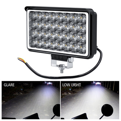 WUPP CS-1242A1 Car 4 inch Square 32LEDs Highlight Work Light Modified Front Bumper Lamp Spotlight - Work Lights by WUPP | Online Shopping South Africa | PMC Jewellery | Buy Now Pay Later Mobicred