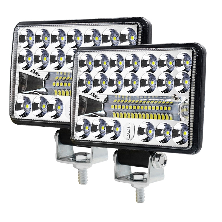 2 PCS WUPP CS-1243A1 Car 4 inch Square 20LEDs Highlight Work Light Modified Spotlight - Work Lights by WUPP | Online Shopping South Africa | PMC Jewellery | Buy Now Pay Later Mobicred