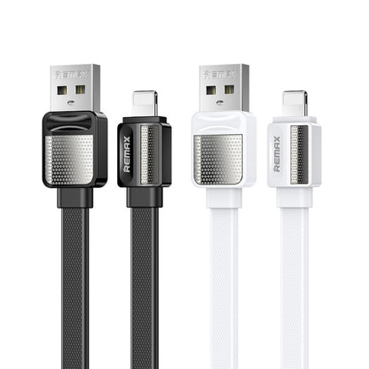 Remax RC-154i 2.4A 8 Pin Platinum Pro Charging Data Cable, Length: 1m (White) - Normal Style Cable by REMAX | Online Shopping South Africa | PMC Jewellery | Buy Now Pay Later Mobicred