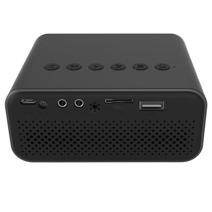 T500 1920x1080P 80 Lumens Portable Mini Home Theater LED HD Digital Projector Without Remote Control & Adaptor(Black) - LED Projector by PMC Jewellery | Online Shopping South Africa | PMC Jewellery | Buy Now Pay Later Mobicred