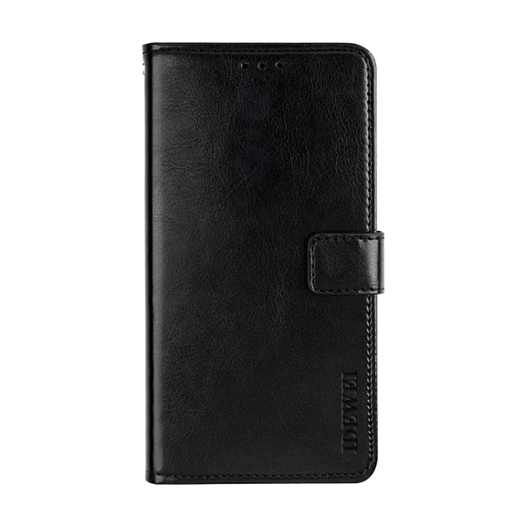 For Blackview A70 idewei Crazy Horse Texture Horizontal Flip Leather Case with Holder & Card Slots & Wallet(Black) - More Brand by idewei | Online Shopping South Africa | PMC Jewellery | Buy Now Pay Later Mobicred