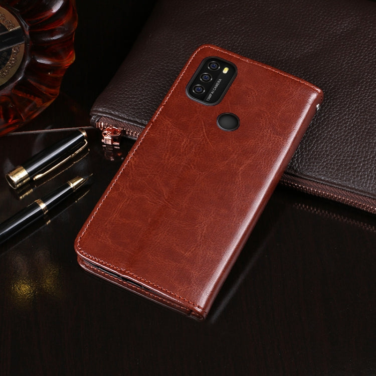 For Blackview A70 idewei Crazy Horse Texture Horizontal Flip Leather Case with Holder & Card Slots & Wallet(Brown) - More Brand by idewei | Online Shopping South Africa | PMC Jewellery