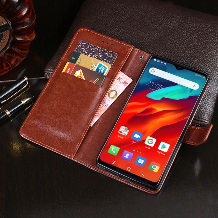 For Blackview A80 Plus idewei Crazy Horse Texture Horizontal Flip Leather Case with Holder & Card Slots & Wallet(Brown) - More Brand by idewei | Online Shopping South Africa | PMC Jewellery | Buy Now Pay Later Mobicred