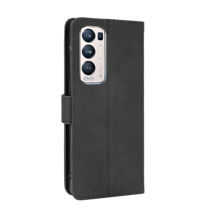 For OPPO Find X3 Neo Solid Color Skin Feel Magnetic Buckle Horizontal Flip Calf Texture PU Leather Case with Holder & Card Slots & Wallet(Black) - OPPO Cases by PMC Jewellery | Online Shopping South Africa | PMC Jewellery | Buy Now Pay Later Mobicred