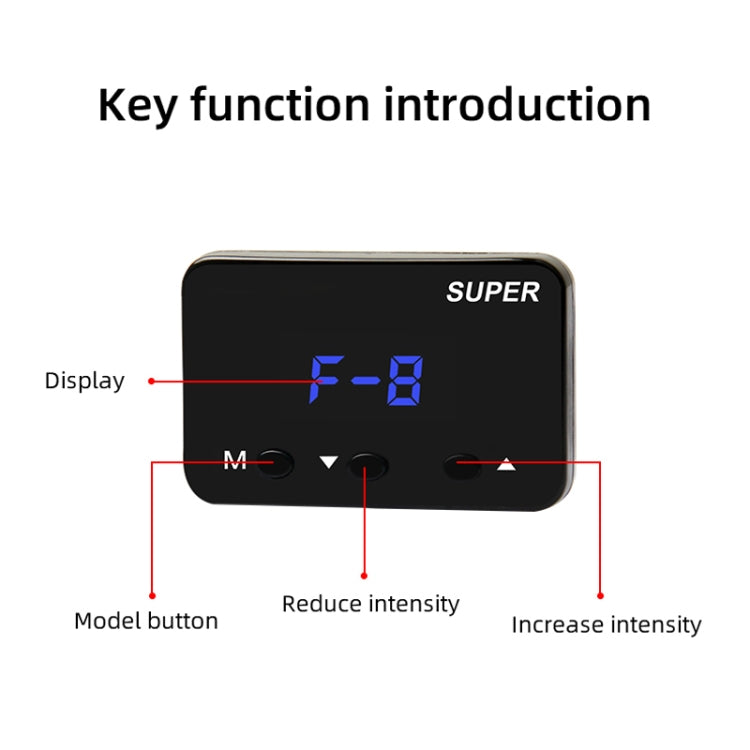 For Jeep Wrangler JK 2007-2017 Car Potent Booster Electronic Throttle Controller - Car Modification by PMC Jewellery | Online Shopping South Africa | PMC Jewellery | Buy Now Pay Later Mobicred