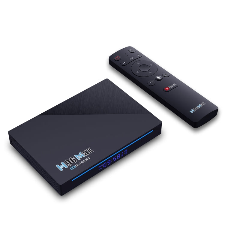 H96 Max 8K Smart TV BOX Android 11.0 Media Player with Remote Control, Quad Core RK3566, RAM: 4GB, ROM: 32GB, Dual Frequency 2.4GHz WiFi / 5G, Plug Type:AU Plug - RK3566 by PMC Jewellery | Online Shopping South Africa | PMC Jewellery | Buy Now Pay Later Mobicred