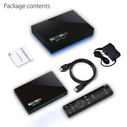 H96 Max 8K Smart TV BOX Android 11.0 Media Player with Remote Control, Quad Core RK3566, RAM: 8GB, ROM: 64GB, Dual Frequency 2.4GHz WiFi / 5G, Plug Type:AU Plug - RK3566 by PMC Jewellery | Online Shopping South Africa | PMC Jewellery | Buy Now Pay Later Mobicred