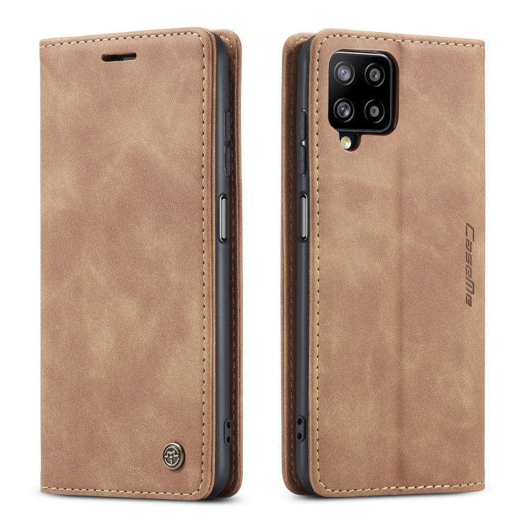 For Samsung Galaxy A12 CaseMe 013 Multifunctional Horizontal Flip Leather Case with Holder & Card Slot & Wallet(Brown) - Galaxy Phone Cases by CaseMe | Online Shopping South Africa | PMC Jewellery | Buy Now Pay Later Mobicred