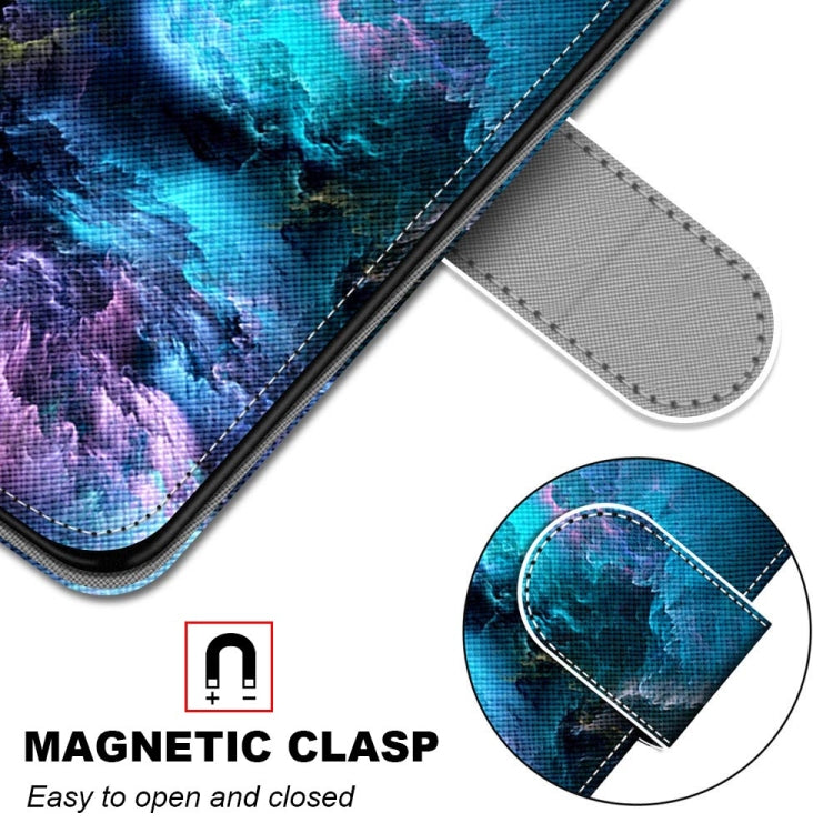 For OPPO A9 (2020) / A5 (2020) / A11X / A11 Coloured Drawing Cross Texture Horizontal Flip PU Leather Case with Holder & Card Slots & Wallet & Lanyard(Colorful Clouds) - OPPO Cases by PMC Jewellery | Online Shopping South Africa | PMC Jewellery | Buy Now Pay Later Mobicred