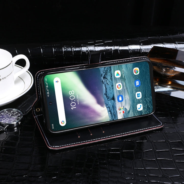 For UMIDIGI Bison GT idewei Crocodile Texture Horizontal Flip Leather Case with Holder & Card Slots & Wallet(Dark Blue) - More Brand by idewei | Online Shopping South Africa | PMC Jewellery | Buy Now Pay Later Mobicred