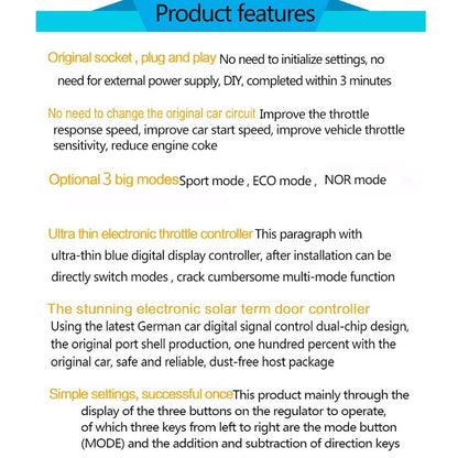 For Nissan Frontier 2005- Car Potent Booster Electronic Throttle Controller - Car Modification by PMC Jewellery | Online Shopping South Africa | PMC Jewellery | Buy Now Pay Later Mobicred