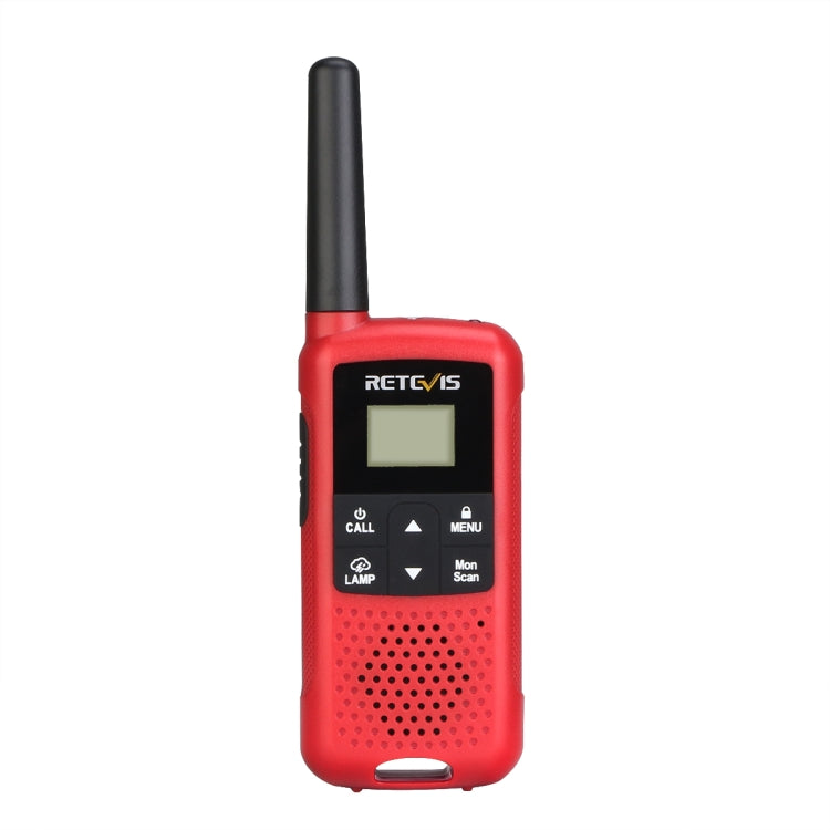 1 Pair RETEVIS RT49B 0.5W US Frequency 462.5500-467.7125MHz 22CHS FRS Two Way Radio Handheld Walkie Talkie, US Plug(Red) - Handheld Walkie Talkie by RETEVIS | Online Shopping South Africa | PMC Jewellery | Buy Now Pay Later Mobicred