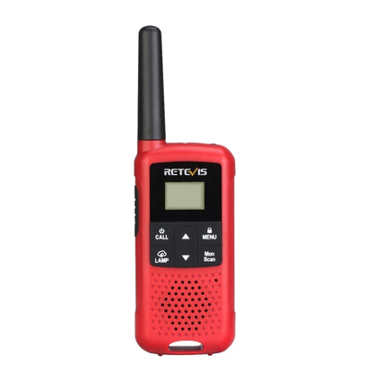 1 Pair RETEVIS RT49B 0.5W US Frequency 462.5500-467.7125MHz 22CHS FRS Two Way Radio Handheld Walkie Talkie, US Plug(Red) - Handheld Walkie Talkie by RETEVIS | Online Shopping South Africa | PMC Jewellery | Buy Now Pay Later Mobicred