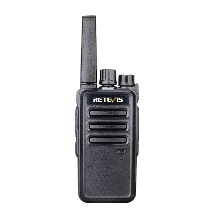 1 Pair RETEVIS RT668 0.5W PMR446 16CHS Two Way Radio Handheld Walkie Talkie, EU Plug(Black) - Handheld Walkie Talkie by RETEVIS | Online Shopping South Africa | PMC Jewellery | Buy Now Pay Later Mobicred