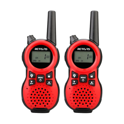 1 Pair RETEVIS RT638 EU Frequency PMR446 16CHS License-free Children Handheld Walkie Talkie(Red) - Children by RETEVIS | Online Shopping South Africa | PMC Jewellery | Buy Now Pay Later Mobicred