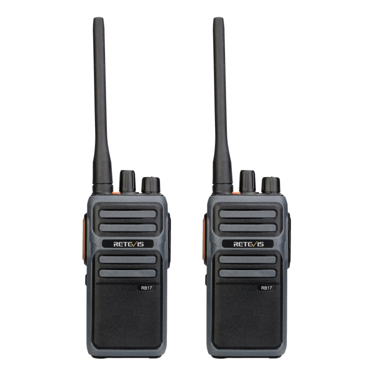 1 Pair RETEVIS RB617 PMR446 16CHS License-free Two Way Radio Handheld Walkie Talkie, EU Plug(Black) - Handheld Walkie Talkie by RETEVIS | Online Shopping South Africa | PMC Jewellery | Buy Now Pay Later Mobicred