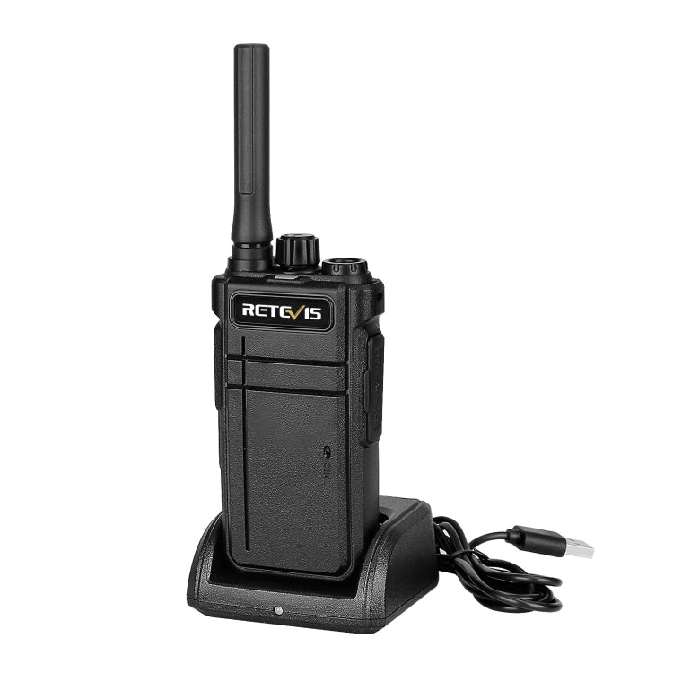 RETEVIS RB637 EU Frequency PMR446 16CHS License-free Two Way Radio Handheld Bluetooth Walkie Talkie(Black) - Handheld Walkie Talkie by RETEVIS | Online Shopping South Africa | PMC Jewellery | Buy Now Pay Later Mobicred