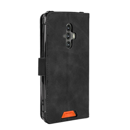 For Blackview BV6600 Solid Color Skin Feel Magnetic Buckle Horizontal Flip Calf Texture PU Leather Case with Holder & Card Slots & Wallet(Black) - More Brand by PMC Jewellery | Online Shopping South Africa | PMC Jewellery | Buy Now Pay Later Mobicred