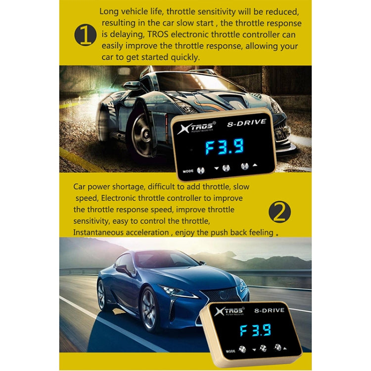 For Audi A1 2010- TROS 8-Drive Potent Booster Electronic Throttle Controller Speed Booster - Car Modification by TROS | Online Shopping South Africa | PMC Jewellery | Buy Now Pay Later Mobicred