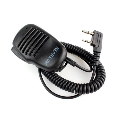 RETEVIS HK008 2 Pin Handheld PTT Speaker Microphone - Microphones & Headsets by RETEVIS | Online Shopping South Africa | PMC Jewellery