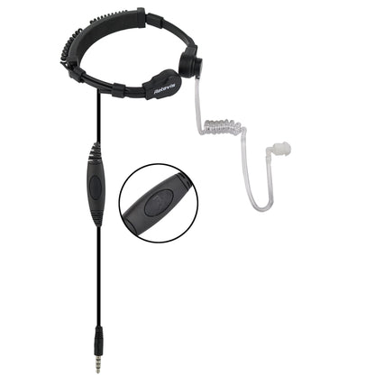 RETEVIS R-151 1 Pin 3.5mm PTT Throat Covert Air Tube Earphone Microphone - Microphones & Headsets by RETEVIS | Online Shopping South Africa | PMC Jewellery | Buy Now Pay Later Mobicred