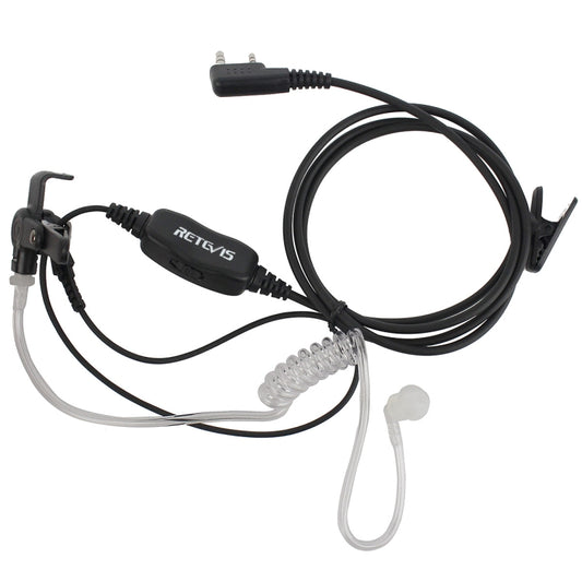 RETEVIS R-112 PTT / VOX Covert Acoustic Tube Earphone Microphone for H-777/RT-5R/RT1/RT2/RT5 - Microphones & Headsets by RETEVIS | Online Shopping South Africa | PMC Jewellery | Buy Now Pay Later Mobicred